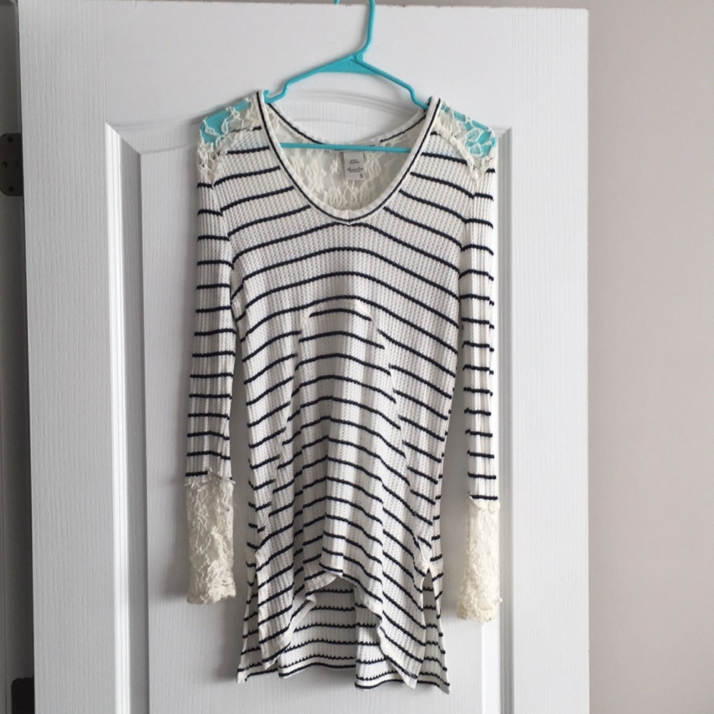 American Rag long sleeve, striped shirt